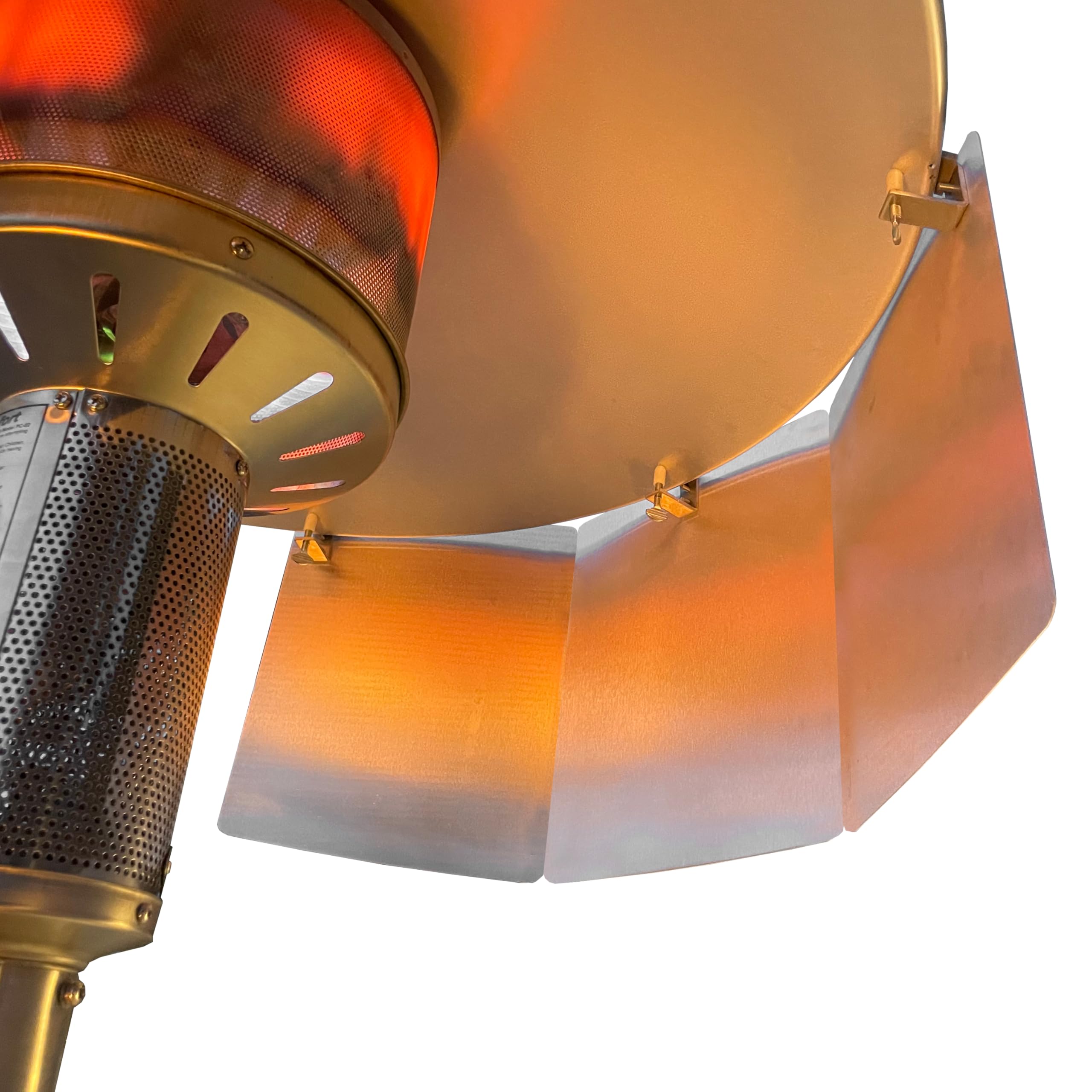 SWEET HEAT TRIFOLD - Patio Heater Reflector Shield, Heat Focusing Reflector, Outdoor Heater Reflector Shield for Patio Heater, Energy Saving and