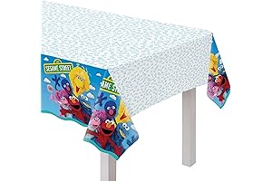 Amscan Sesame Street Table Cover for Joyful Gatherings