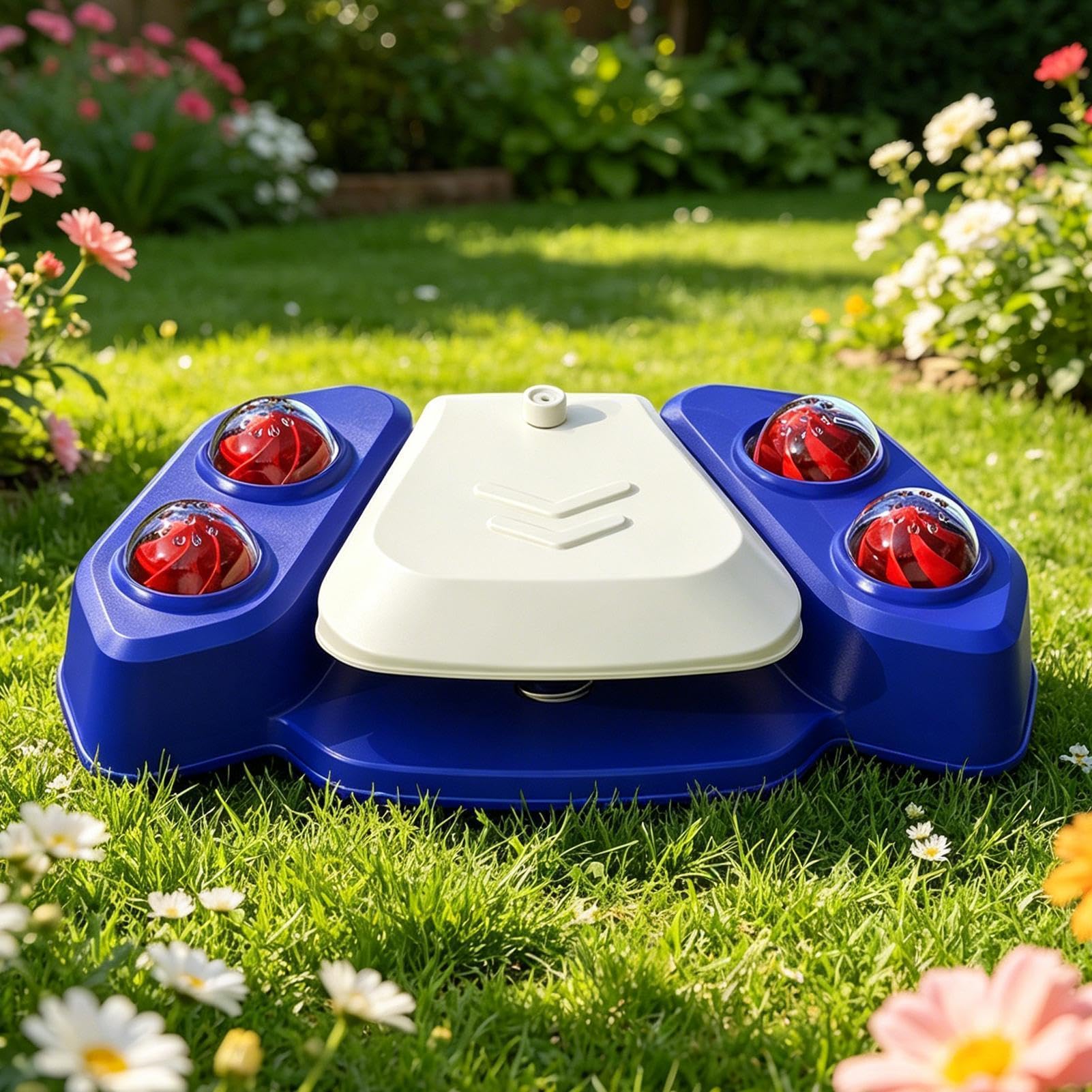 Trinkbrunnen für Hunde draußen,Step On Sprinkler für Rasen | Pfotenaktivierter Wasserspender für Hunde | für Garten Hinterhof Sommer Rasen