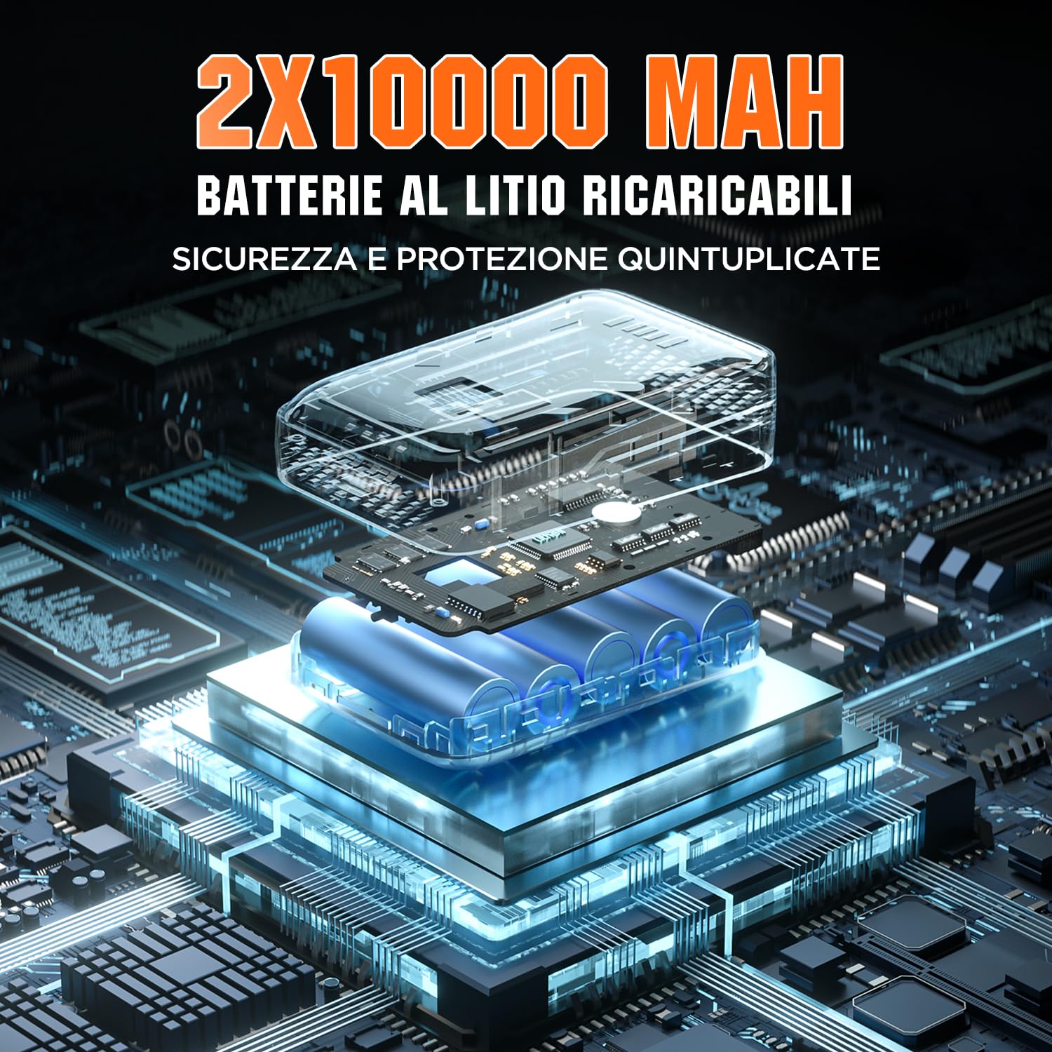 Litheli Motosega a Batteria per Potatura, Motosega Elettrica a Batteria Brushless da 30cm, Lubrificazione Automatica, Sicurezza Design per il Taglio Del Legno e Giardini