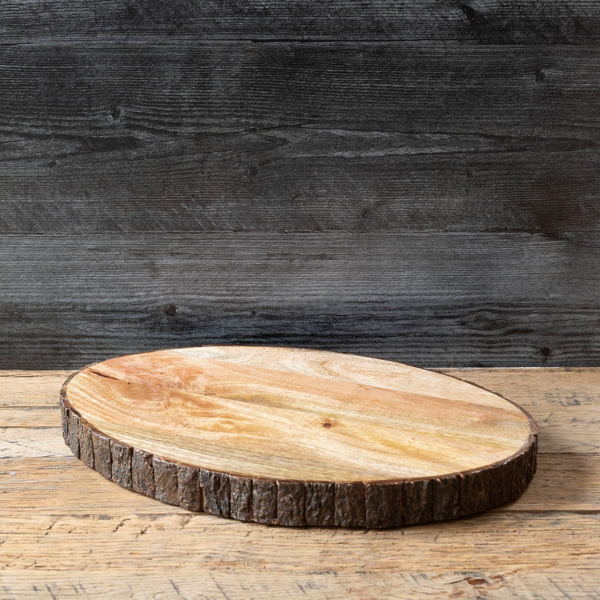 Park Hill Collection EAW06143 Woodland Oval Chopping Board, 15.5-inch Length