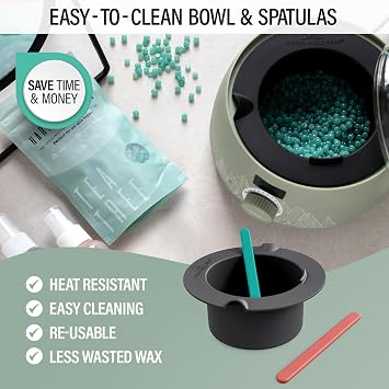Tress Wellness Green Warmer Kit with Black Silicone Bowl