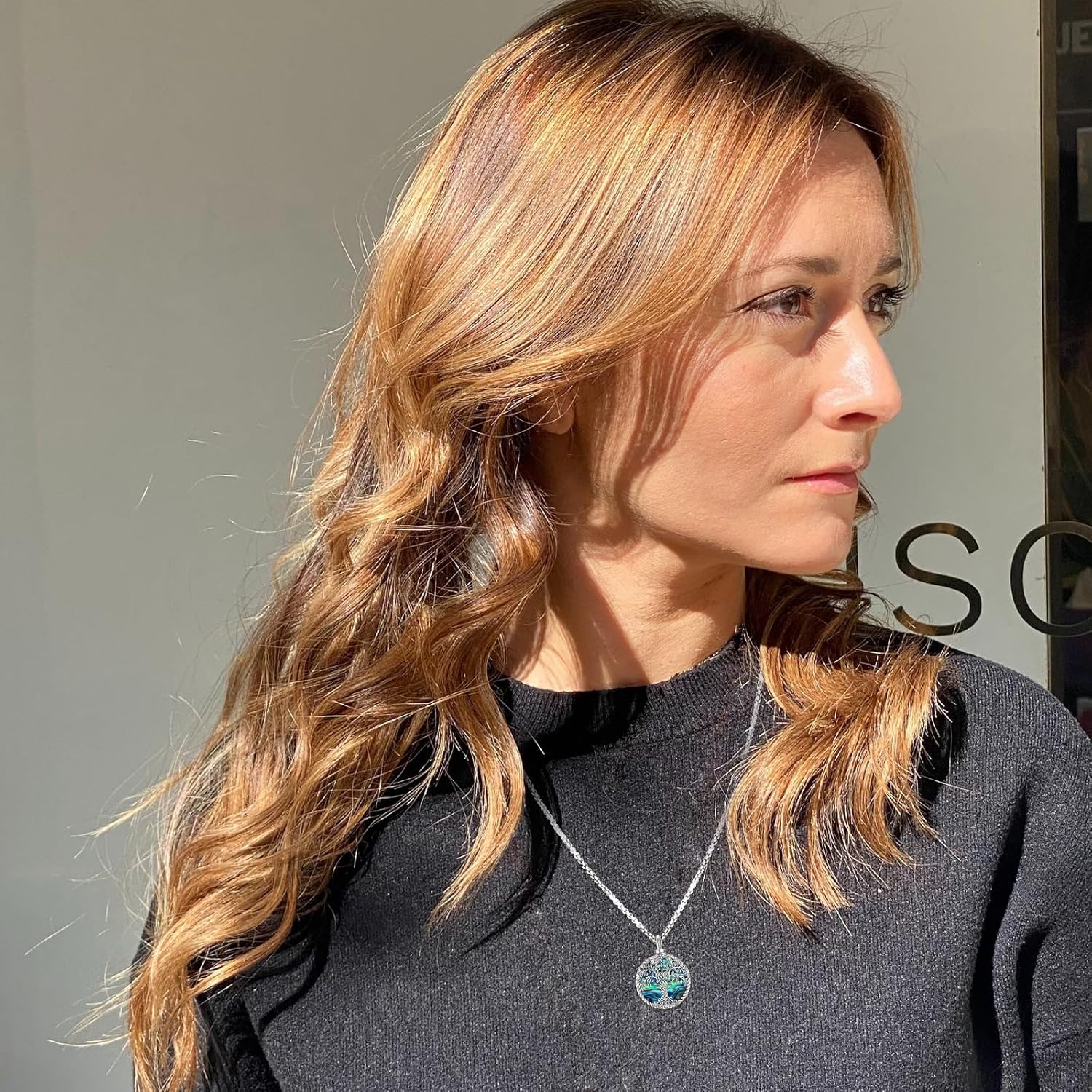 Eusense Cremation Jewelry for Ashes Urn Necklace to Put Ashes In 925 Sterling Silver Memorial Pendant Tree of Life Urn Necklaces for Ashes Necklace for Women Men - Image 2