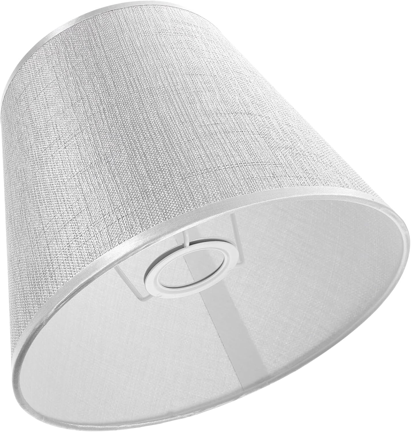 FRCOLOR Cloth Lamp Shade for Table Lamps Simple Design Warm Light Cover for Home Hotel Use Easy Installation Moonlight Bottom