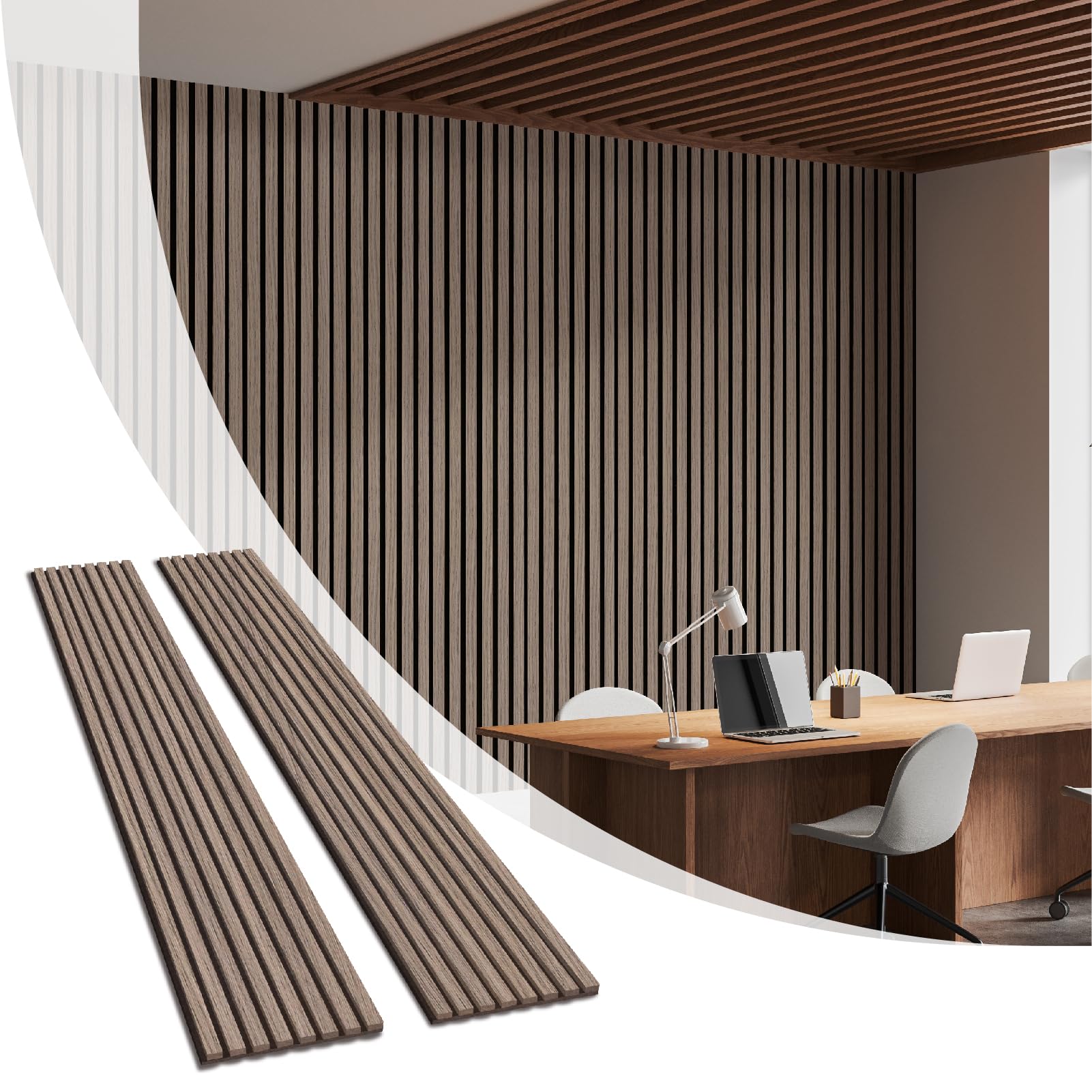 Olanglab Wood Slat Wall Panels Wooden Acoustic Wall Panels 94 ...