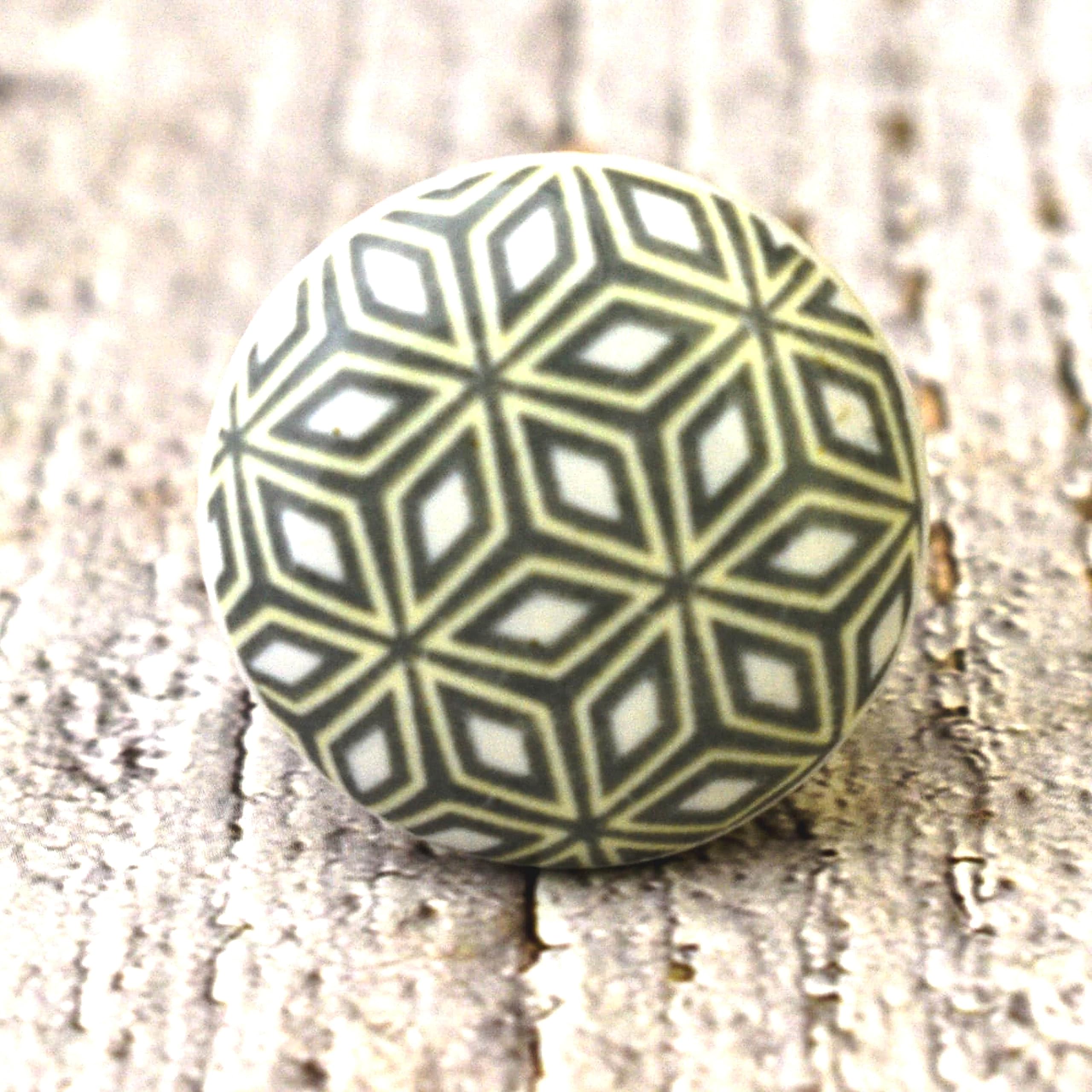 ARTISNO Ceramic Multicolor Knobs Kitchen Cabinet Drawer Knobs Hardware Knobs Handmade Knobs Cabinet Knobs Ceramic Door Knobs. Set of 10 (Design 3) โ image 1