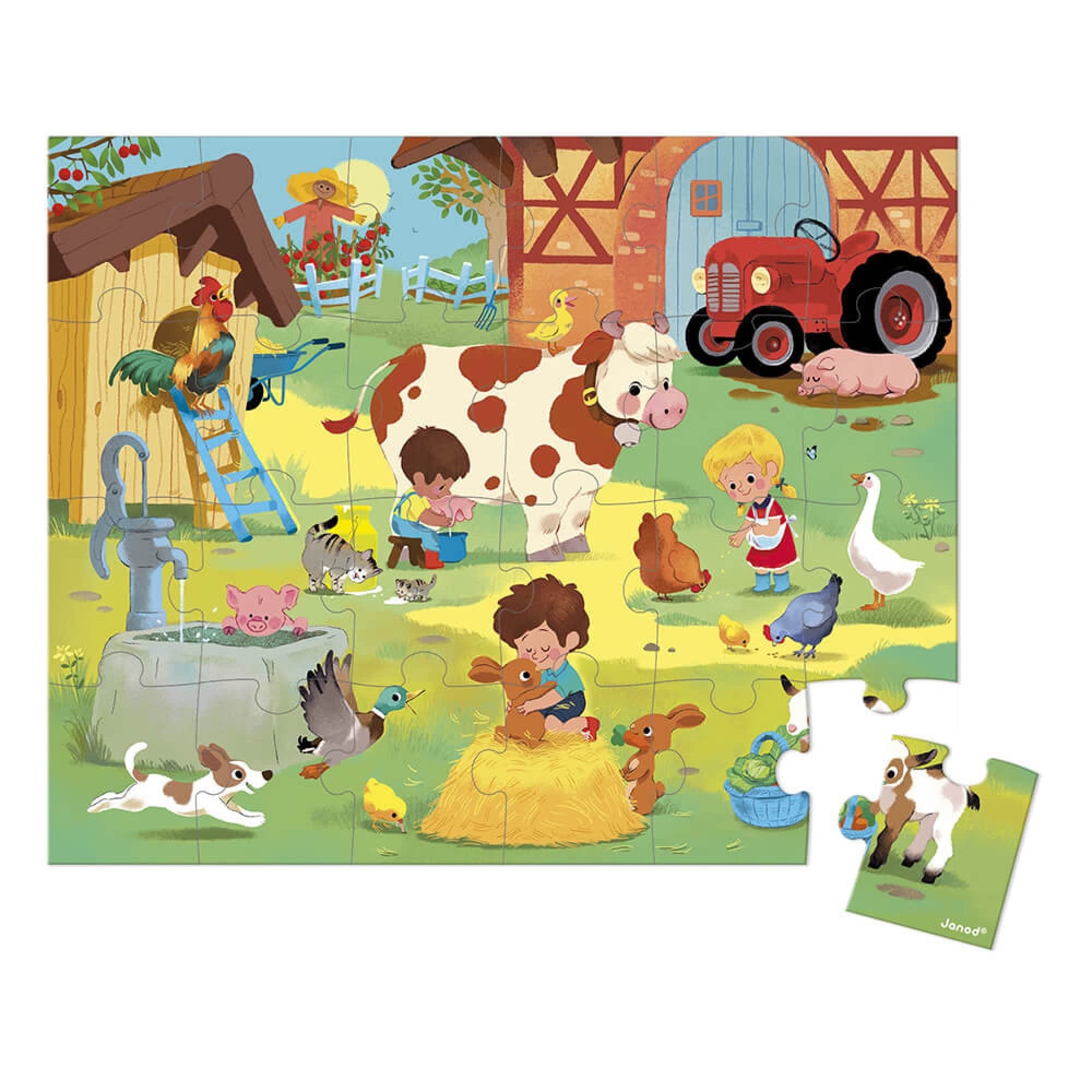 Puzzle De La Ferme - Mobilier Scolaire Au Maroc Puzzle De La Ferme - Mobilier Scolaire Au Maroc