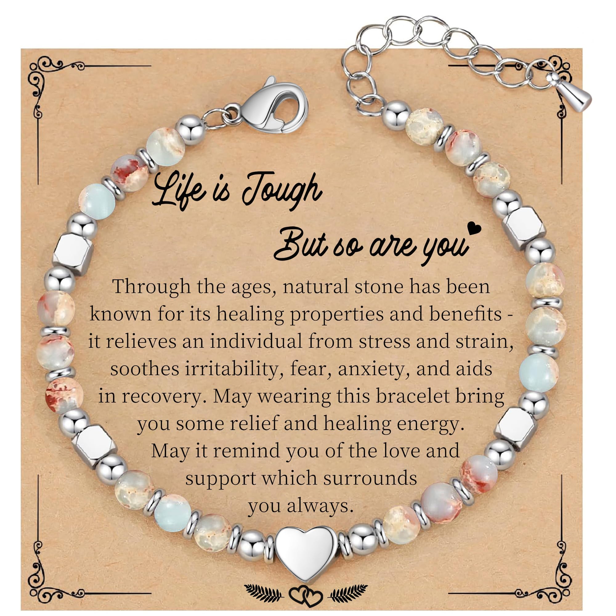 Best Friend Bracelet Gifts for Women Sister Bestie, Christmas Gift for Teens Mom Daughter Granddaughter Birthday Gift for Her Stocking Stuffers