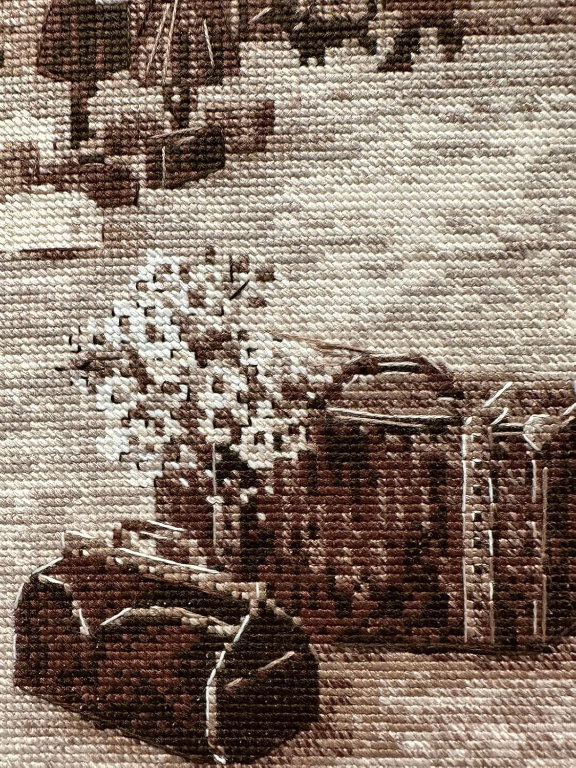 RIOLIS - Old Photo. Rendezvous 2111, Valentine Cross Stitch Kits 11¾"x15¾, Cross Stitch Kits for Beginners & Advanced, Crossstitching Kits Adult, Counted Stitching Kits, Valentine Embroidery Kit