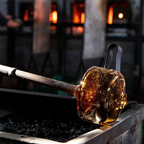 Miniatura 7 de Vela de aceite esencial de lavanda y cera de abeja pura en recipiente de vidrio soplado. Bluecorn Beeswax Botanica. Vela perfumada de lavanda no