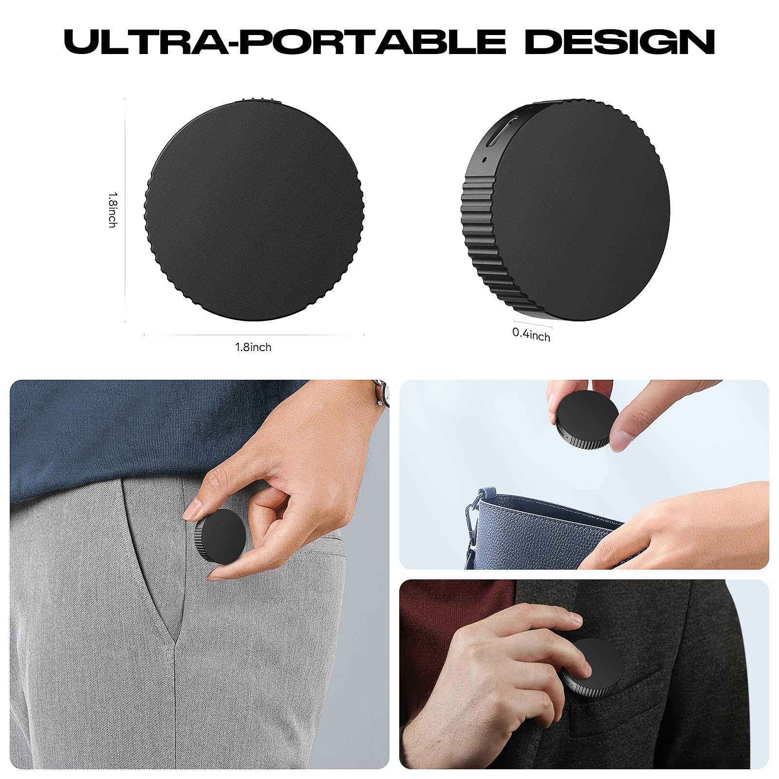 64GB (9800 Hour) Magnetic Voice Activated Recorder Device - Lymorvex Voice Recorder AI-Intelligent Noise Reduction, Portable Audio Recorder for Lectures/Interviews/Meetings