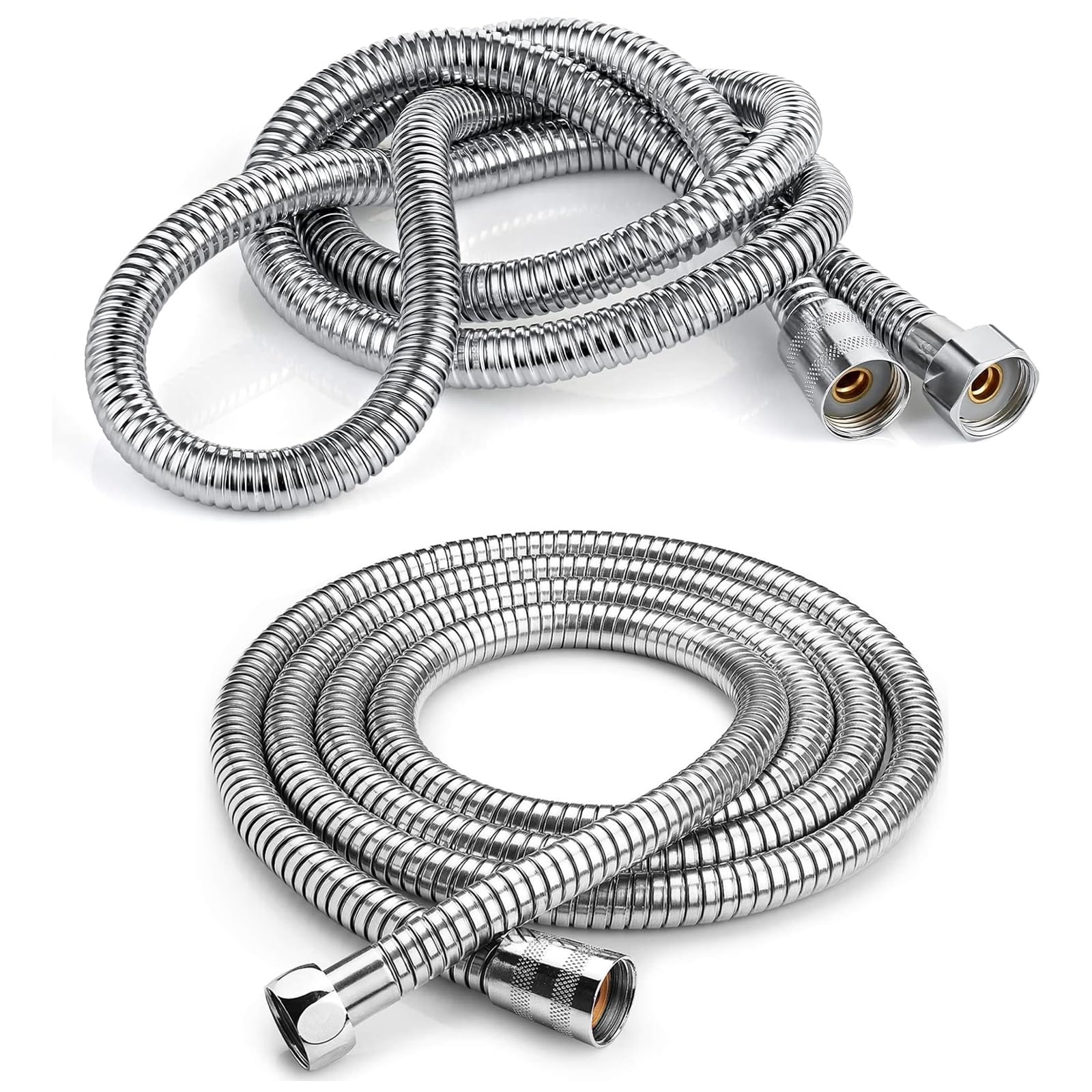 Tuyau de Douche de 1.5 mètres – Douchette pour Camping Car, Tuyau de Douche Flexible et Universel, Adaptateur de Douche Inclus