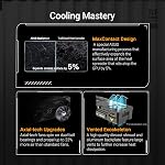 Carte graphique de jeu ASUS TUF Gaming GeForce RTX ™ 5070 12 Go GDDR7 OC Edition (PCIe® 5.0, HDMI®/DP 2.1, 3,125 emplacements, composants de qualité militaire, revêtement PCB protecteur, ventilateurs axial-tech)