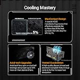 ASUS TUF Gaming GeForce RTX 5070 Ti 16GB GDDR7 OC Edition – Carte Graphique Gaming (PCIe 5.0, HDMI, Display 2.1, 3.125 Slot, Ventilateurs axiaux, revêtement Protecteur PCB) - 4