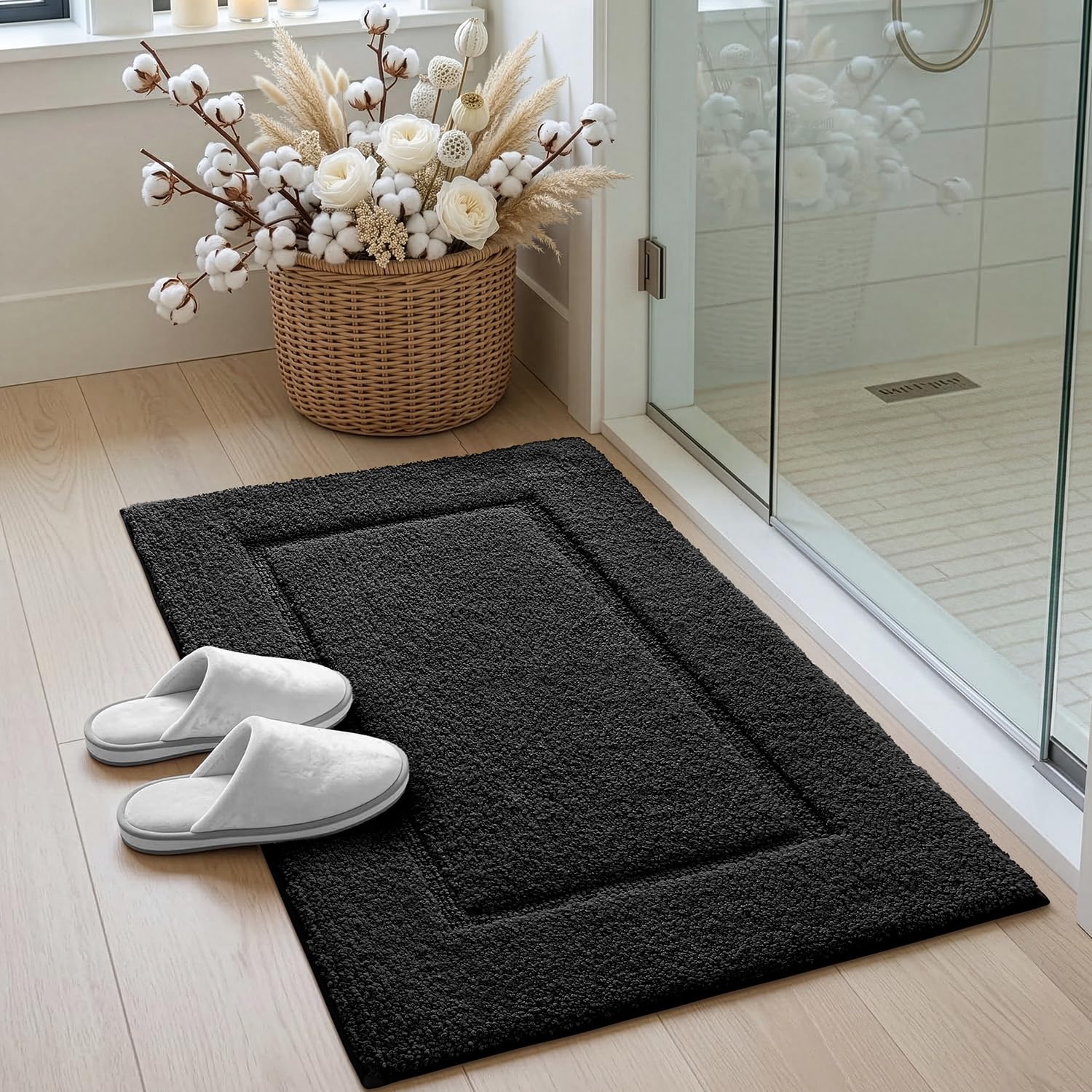 Amazon.com: DEXI Bath Mat 36x24, Absorbent and Non Slip Bathroom
