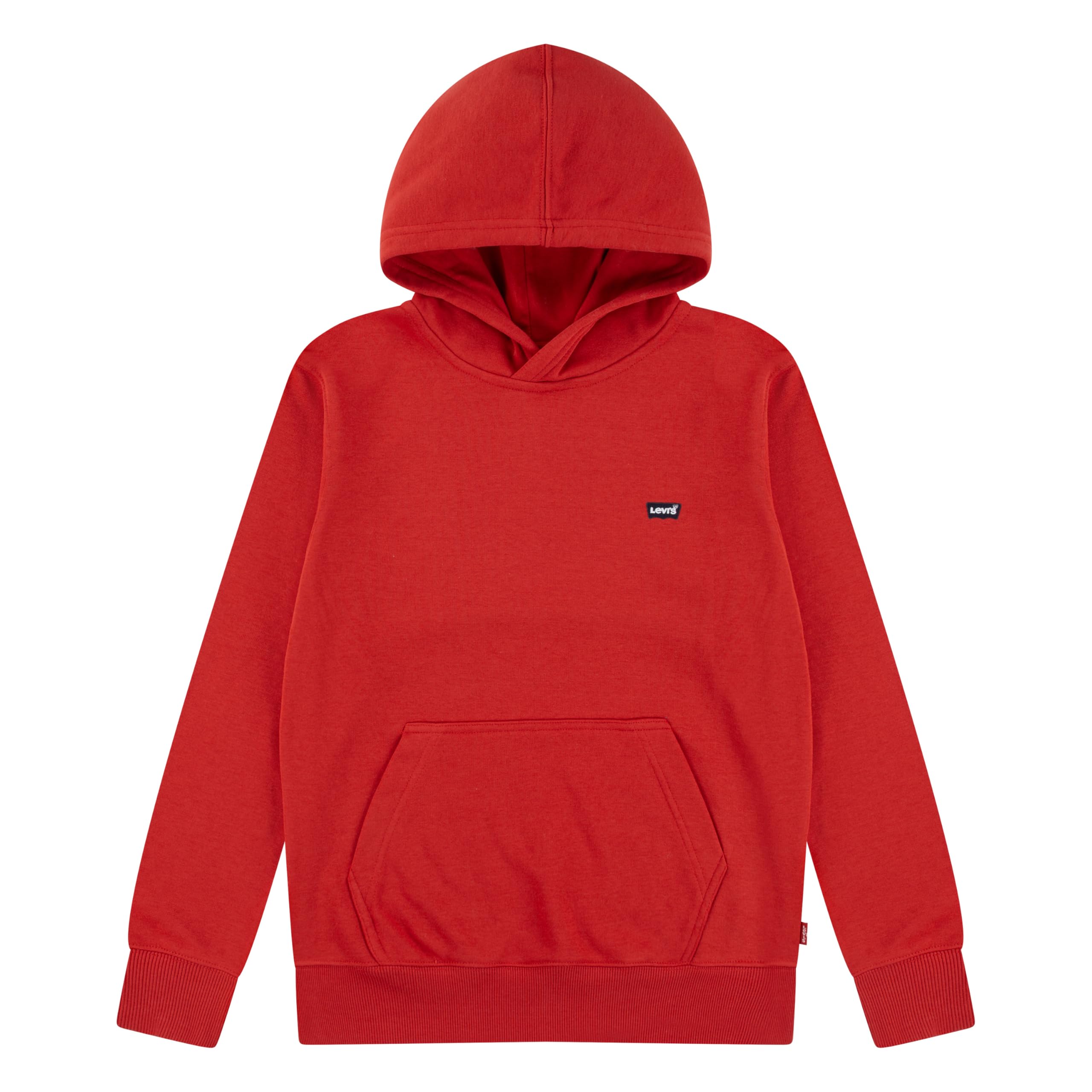 Sweatshirt à Capuche Levi's Batwing pour Enfants - Rouge Pompeian