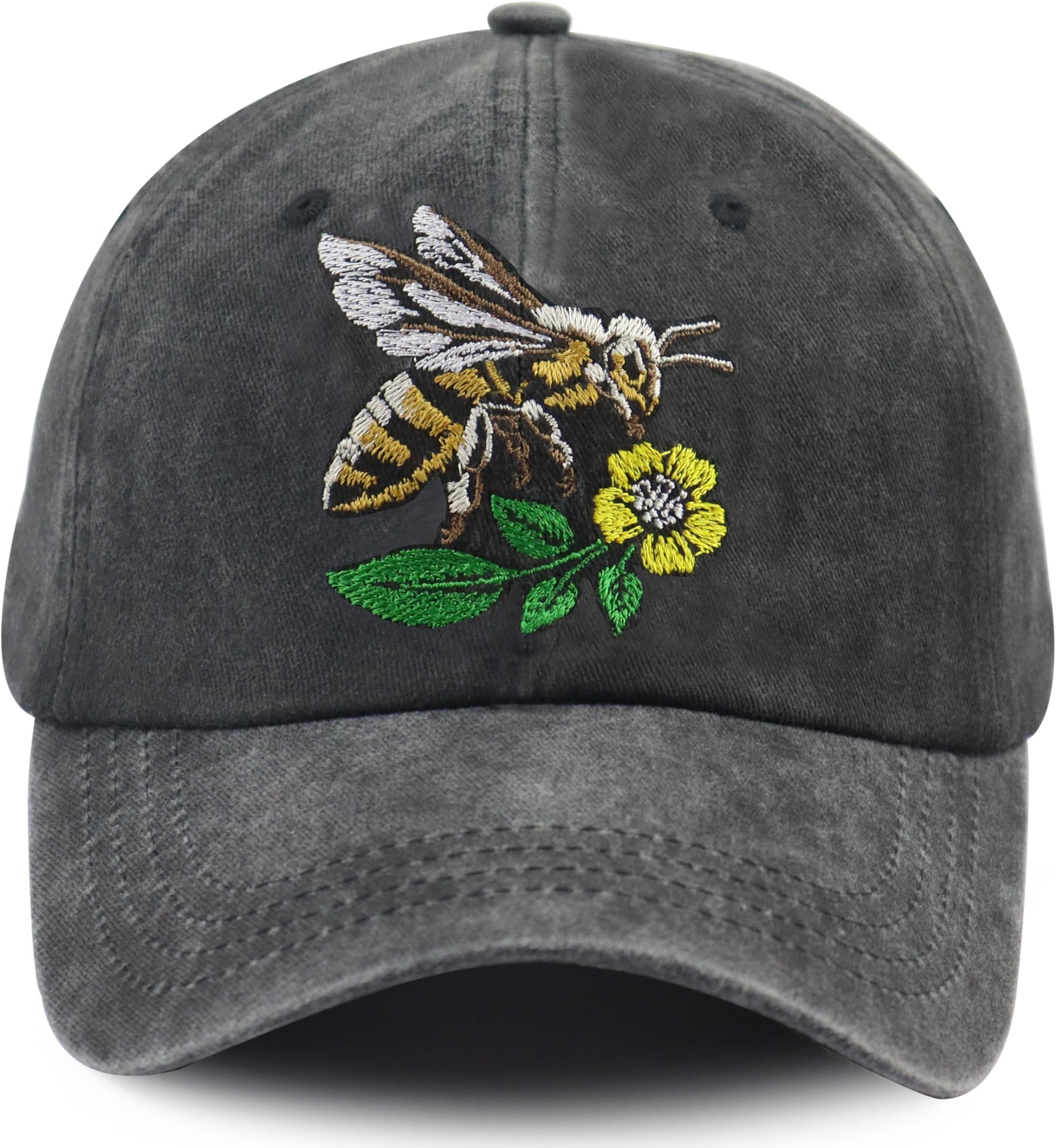 Unisex Animal Hat for Men Women, Adjustable Cotton Embroidered Wild Animals Baseball Cap