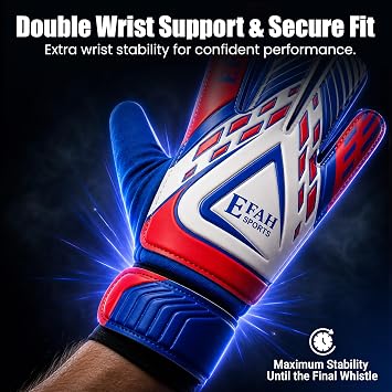 Football Goalkeeper Gloves For Boys kids youth adult with Grips