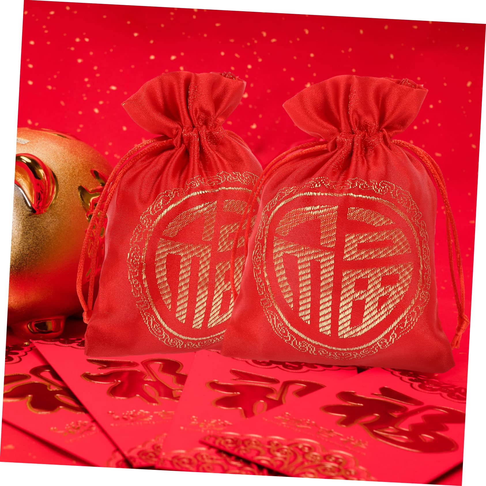 Beavorty 60 Pz Borsa sacchetti di caramelle sacchetti per bomboniere per gli invitati borsa trucco make up bag sacchettini bomboniere piccola custodia per gioielli piccoli sacchetti