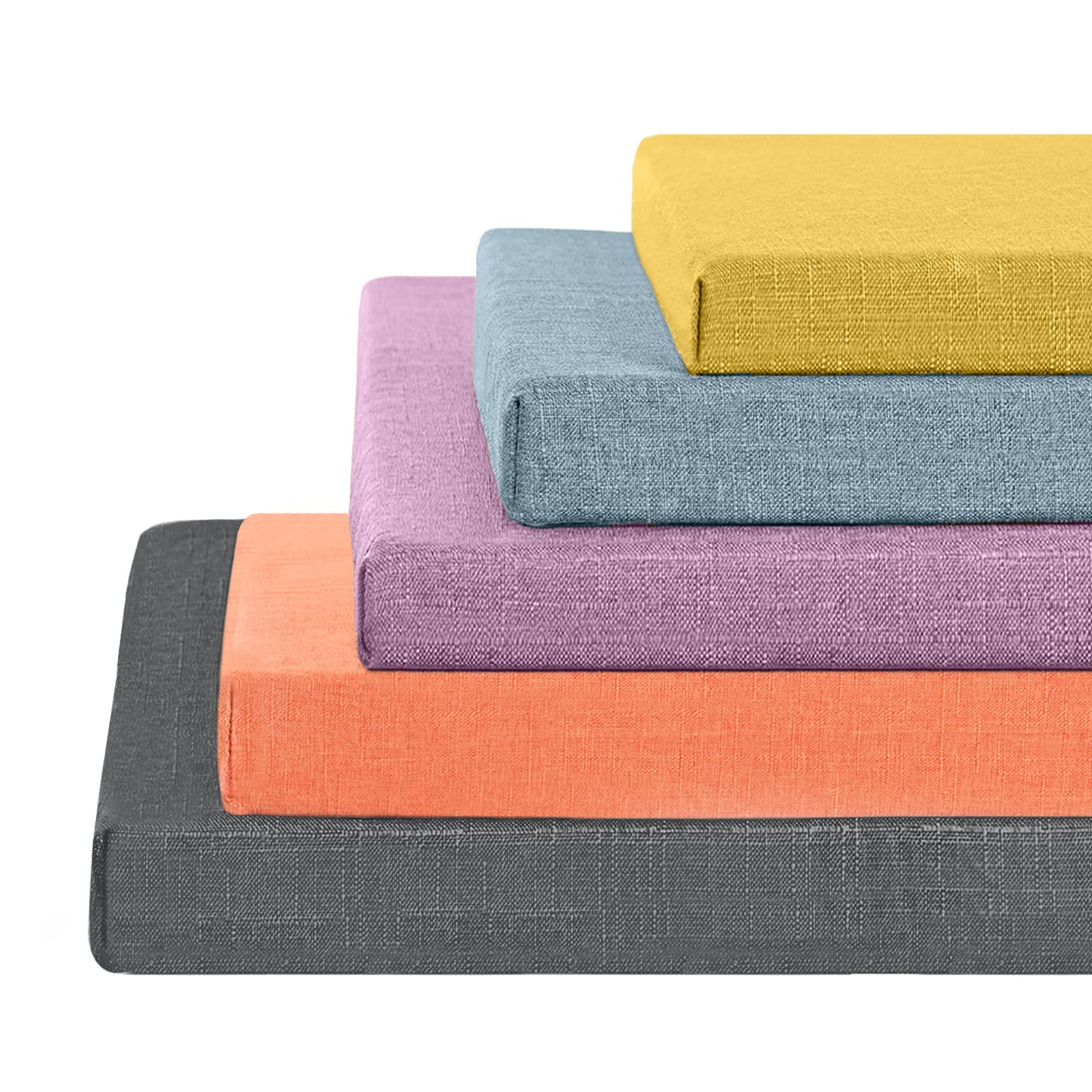 Custom Size Bench Cushion,Window Seat Cushion Non Slip Washable Personalized Cushions Indoor Outdoor Furniture Bench Cushion Garden Patio Swing Sofa Seat Pad (5cm)OEKO-TEX STANDARD 100