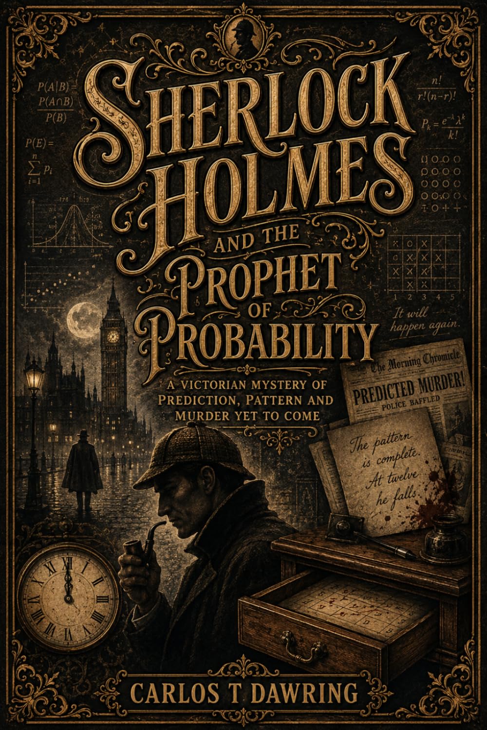 Sherlock Holmes and the Prophet of Probability: A Victorian Mystery of Prediction, Pattern and Murder Yet to Come (The Carlos T Dawring Victorian Murder Mysteries)