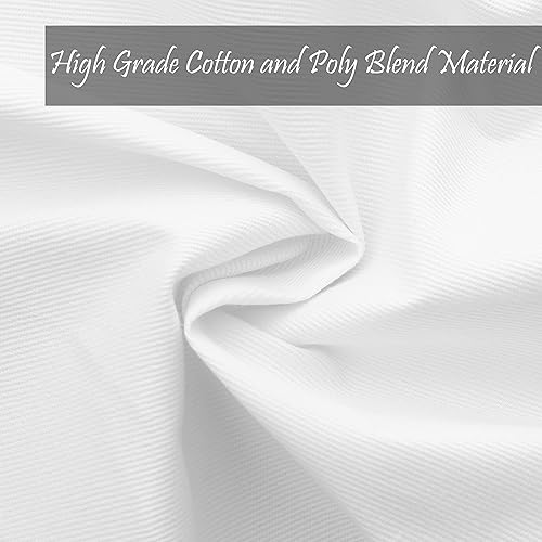 Miniatura 3 de Servilletas de tela de cocina, paquete de 12 servilletas de 18 x 18 pulgadas, mezcla de algodón suave con bordes dobladillos, servilletas de cena