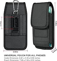 Vista 3 de Funda para teléfono celular para iPhone 11, 12, 13, 14 Pro Max, XR, Samsung Galaxy S21, S20, FE S22 Plus Ultra S9+ A13 A53 A12 Moto de nailon