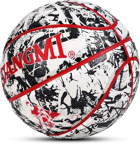 Miniatura 4 de Kuangmi Balón de baloncesto genial para hombres, mujeres, adolescentes y jóvenes