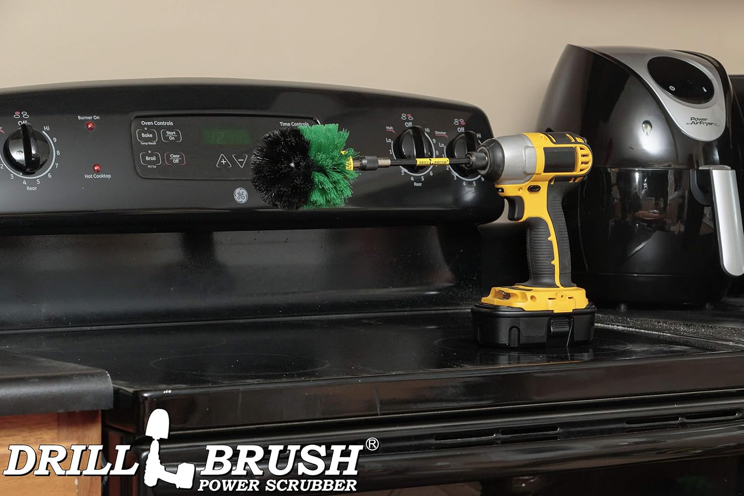Cast Iron Skillet Brush - Countertop Cleaning Tools - Cutting Board - Sink