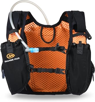 RFP Hydration Pack, Black, Ideal for Trail Running Gravel Cycling, MTB