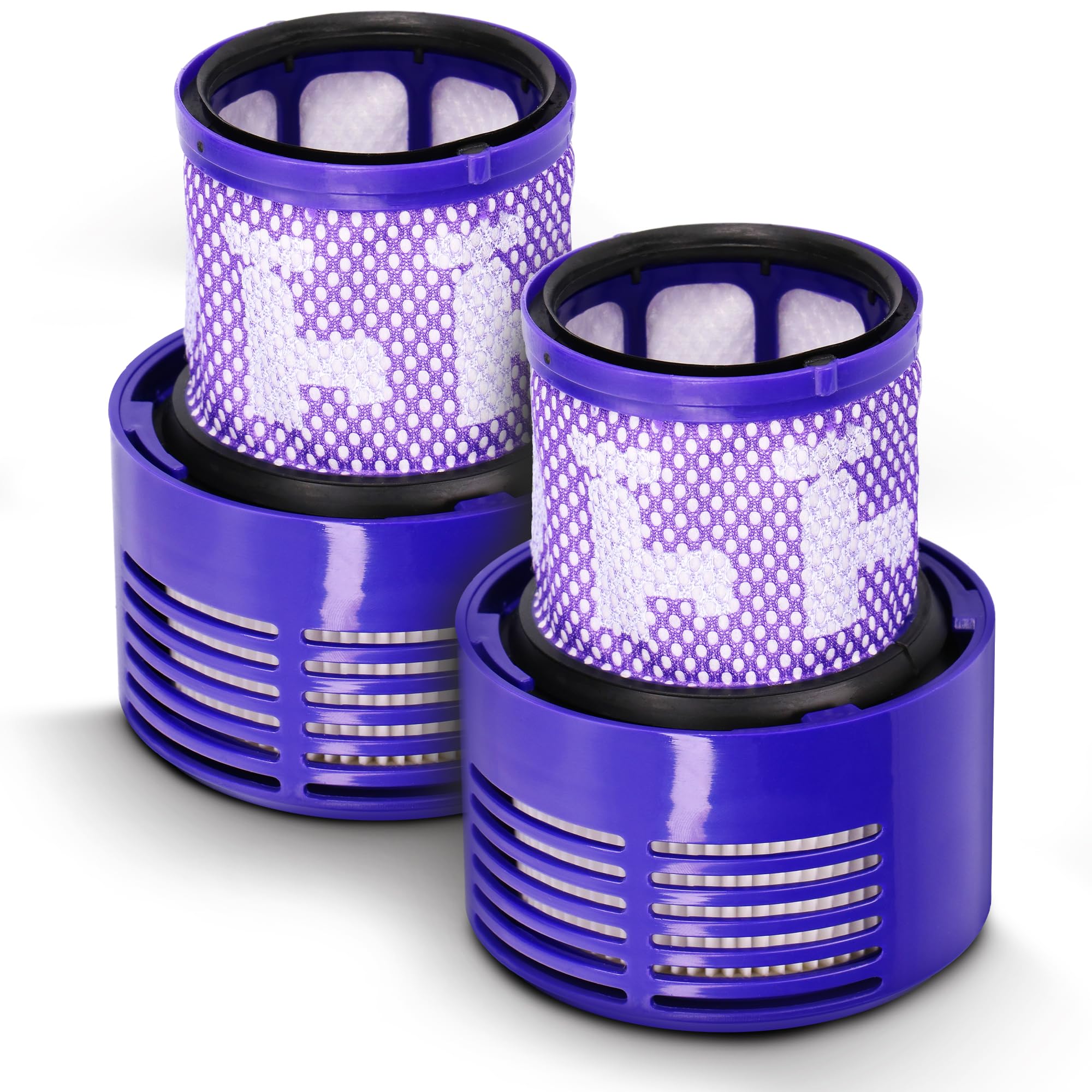 Extralink Filtro de repuesto compatible con la aspiradora Dyson V12 – 2 unidades - Filtro HEPA, lavable y reutilizable - Intercambio fácil, para un aire limpio y alto rendimiento de limpieza
