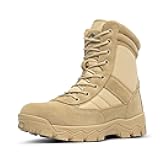NORTIV 8 Men's Tactical Military Work Boots Side Zipper Outdoor Motorcycle Combat Boots 8 Inches 2.0 Trooper-pro