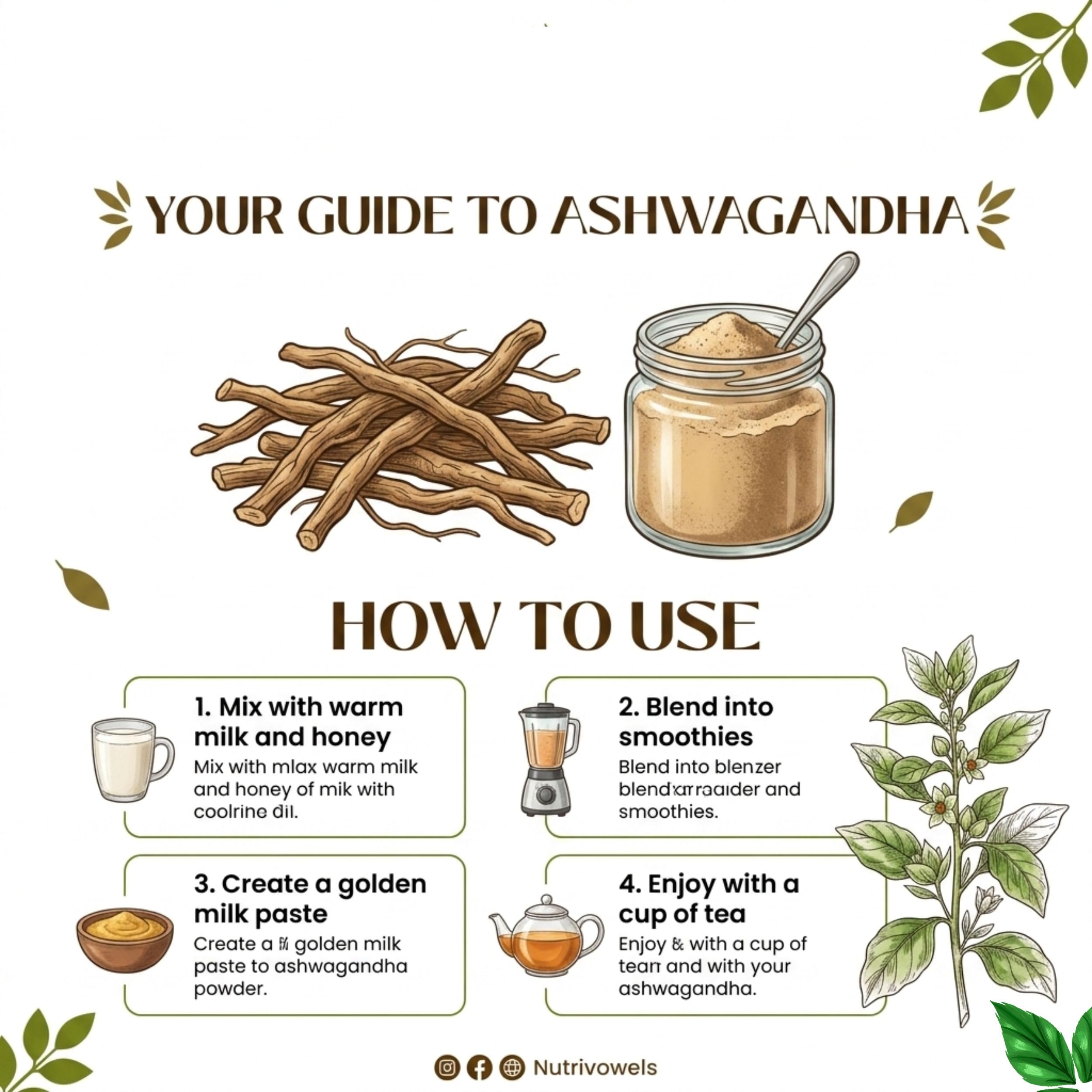 Ashwagandha Powder 200g | Organic Ashwagandha Root Powder | Ayurvedic Herbal Supplement | Natural Adaptogen Powder | Vegan & Plant-Based Wellness Support — Amazon image 2