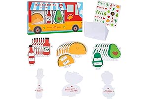Taco Valentines Day Cards for Kids