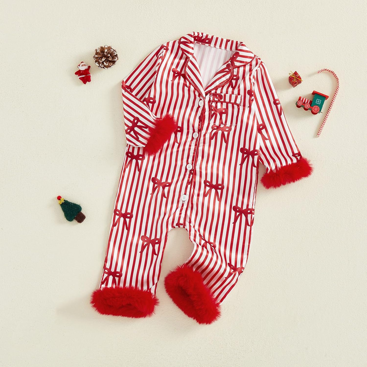 Baby Girl Easter Pajamas Newborn Bunny Carrot Cross Feather Trim Nightgown Jumpsuit Romper Cute Silk Pjs Sleepwear - Image 3