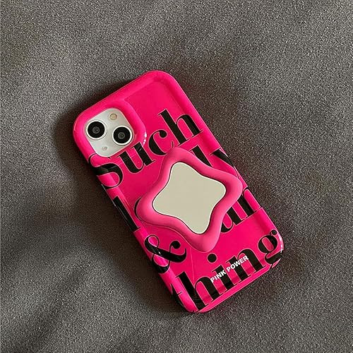 Miniatura 8 de Bonita funda para iPhone 11, funda kawaii con forma de estrella de moda con espejo de maquillaje para mujeres y niñas, para iPhone 11 de 6.1