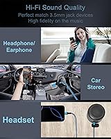 Vista 6 de Cable auxiliar a USB C, [2 paquetes/1 m] Cable USB C a conector de audio auxiliar de 3,5 mm, Cable macho de tipo C a conector de auriculares AUX