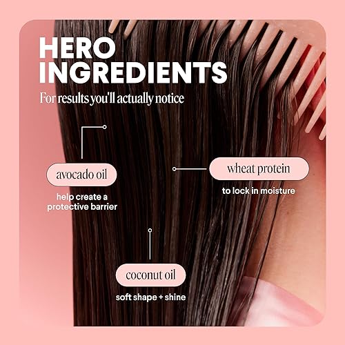 Miniatura 5 de MONDAY HAIRCARE Smooth Shampoo + Conditioner - Juego de baño (2 unidades) de 27 onzas cada uno para cabello encrespado, grueso y rizado, hecho con