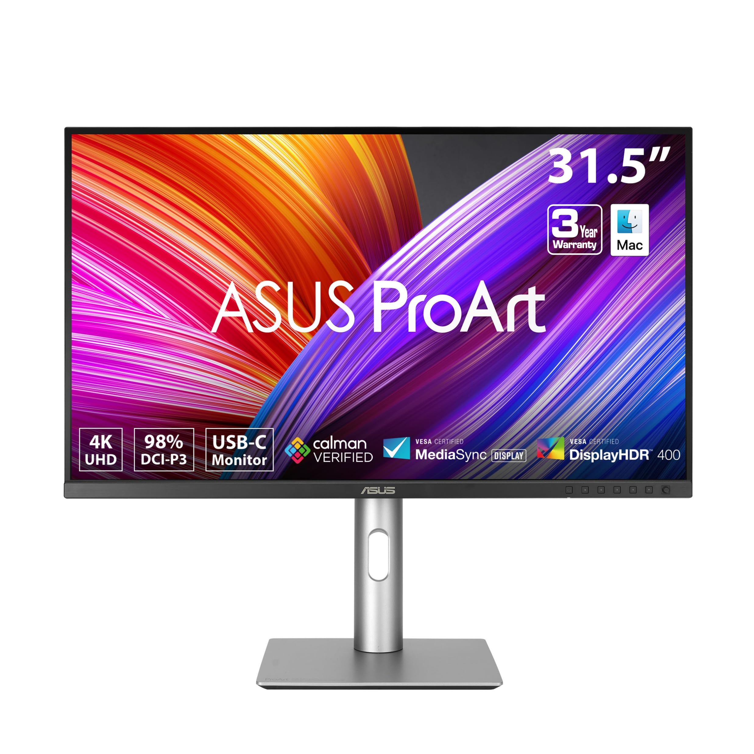 ASUS PA329CRV-P 32 Inch 4K UHD ProArt Monitor for Apple Mac, TAA Compliant