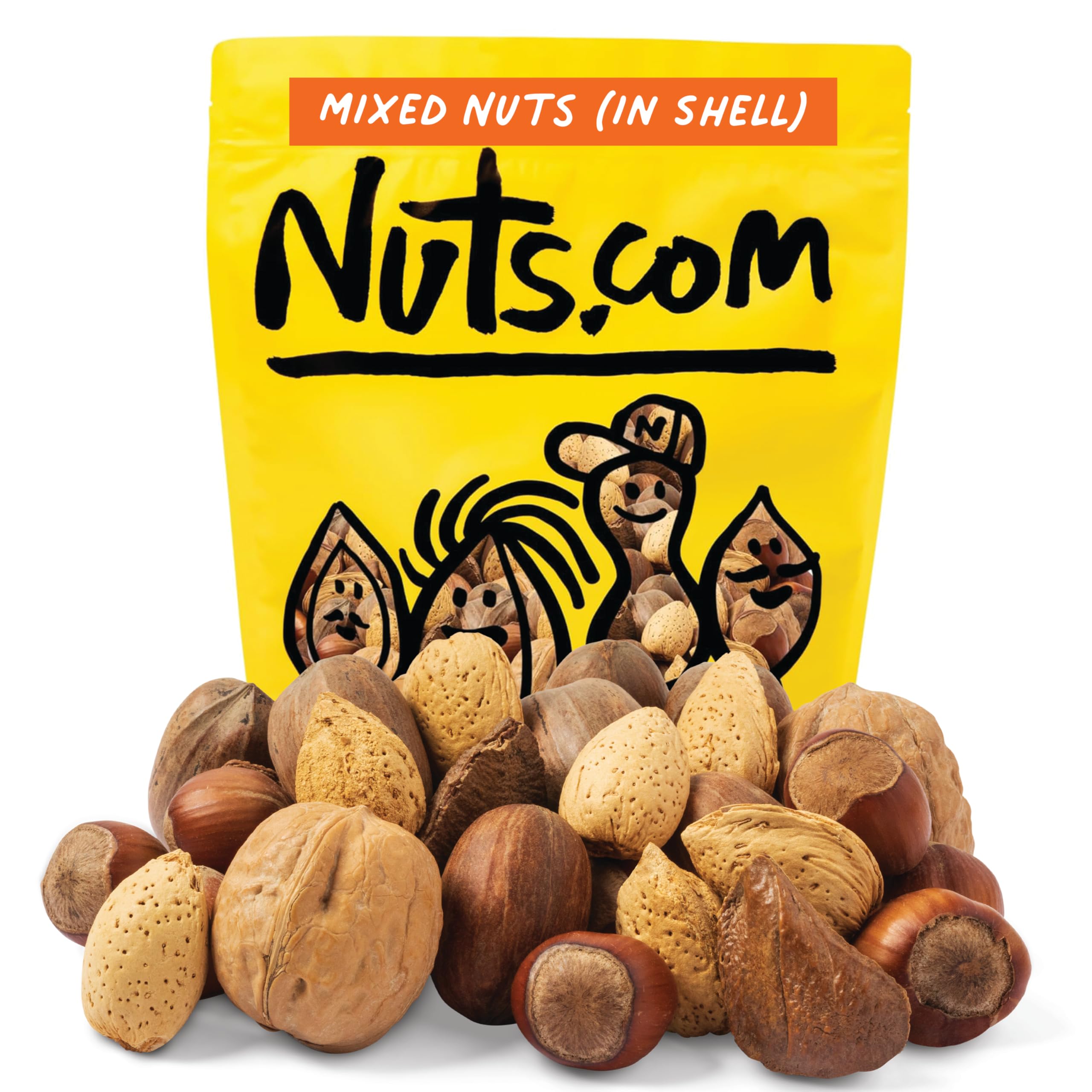 Amazon.com : Nuts.com – Mixed Nuts in Shell – 5 Lb Bag, Healthy