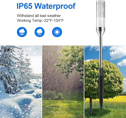 Miniatura 10 de B-right Luces LED para caminos al aire libre, 6 piezas de 4.8 W, enchufe de CA de 12 V, iluminación de paisaje de bajo voltaje, 570 lúmenes,