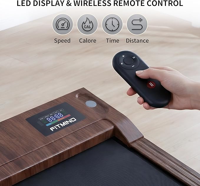 Caminadora Eléctrica Plegable 2.5 hp con Inclinación y Ruedas miniatura 4