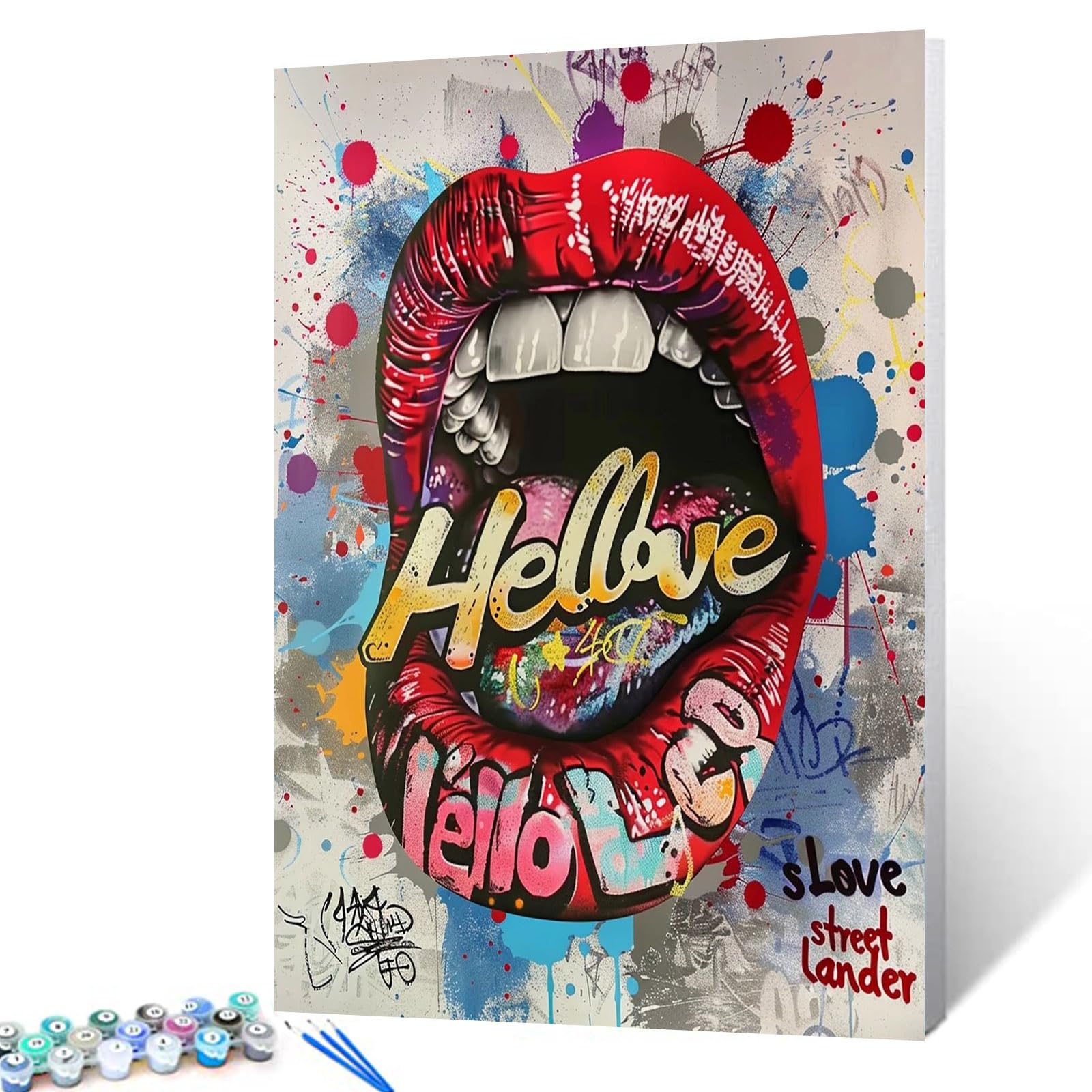 Tucocoo Woman Mermaid Paint By Number For Adults Beginner DIY Digital Oil Painting Kits Canvas With Brushes&Acrylic Pigment Fantasy Colorful Art Artwork For Home Decor16x20inch Frameless - View #5