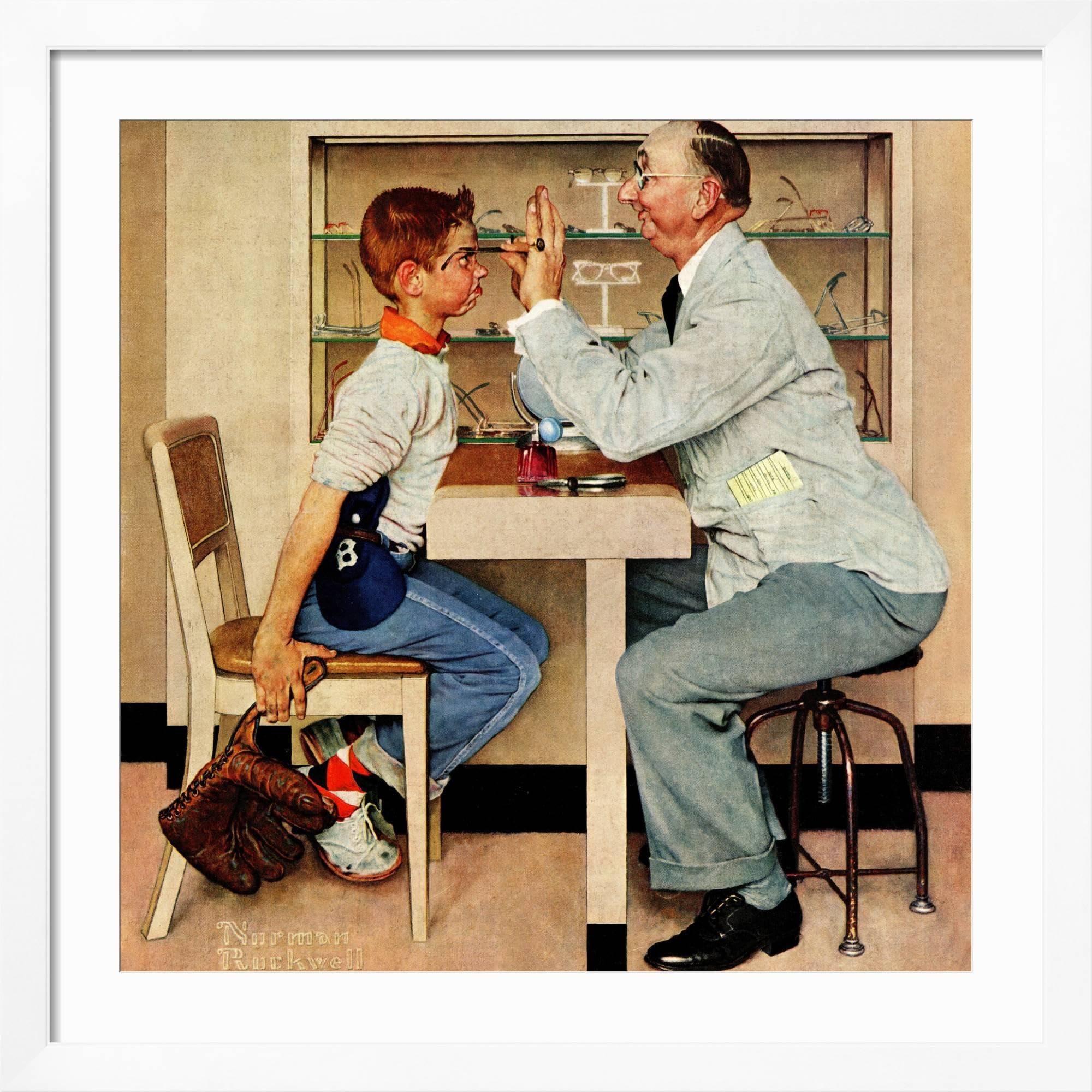Amazon.com: AllPosters Wall Giclee Print At the Optometrist or Eye Amazon.com: AllPosters Wall Giclee Print At the Optometrist or Eye