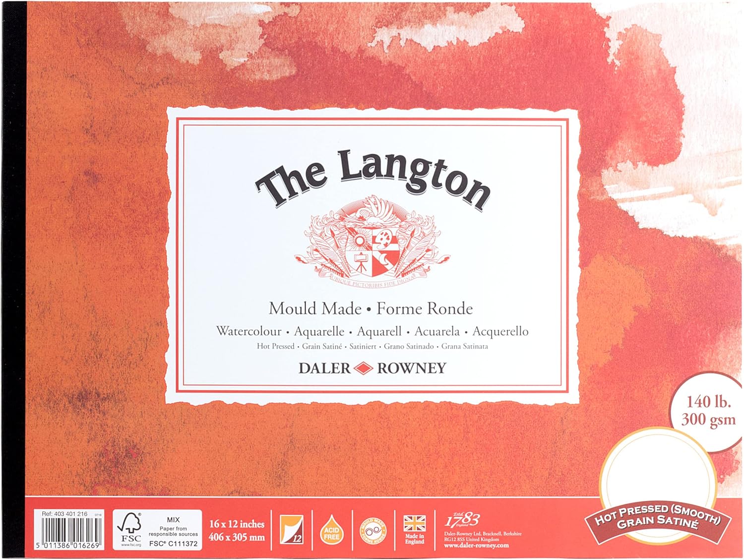 DR Langton Gummed Hp 16 inches x 12 inches, GDALHP1612