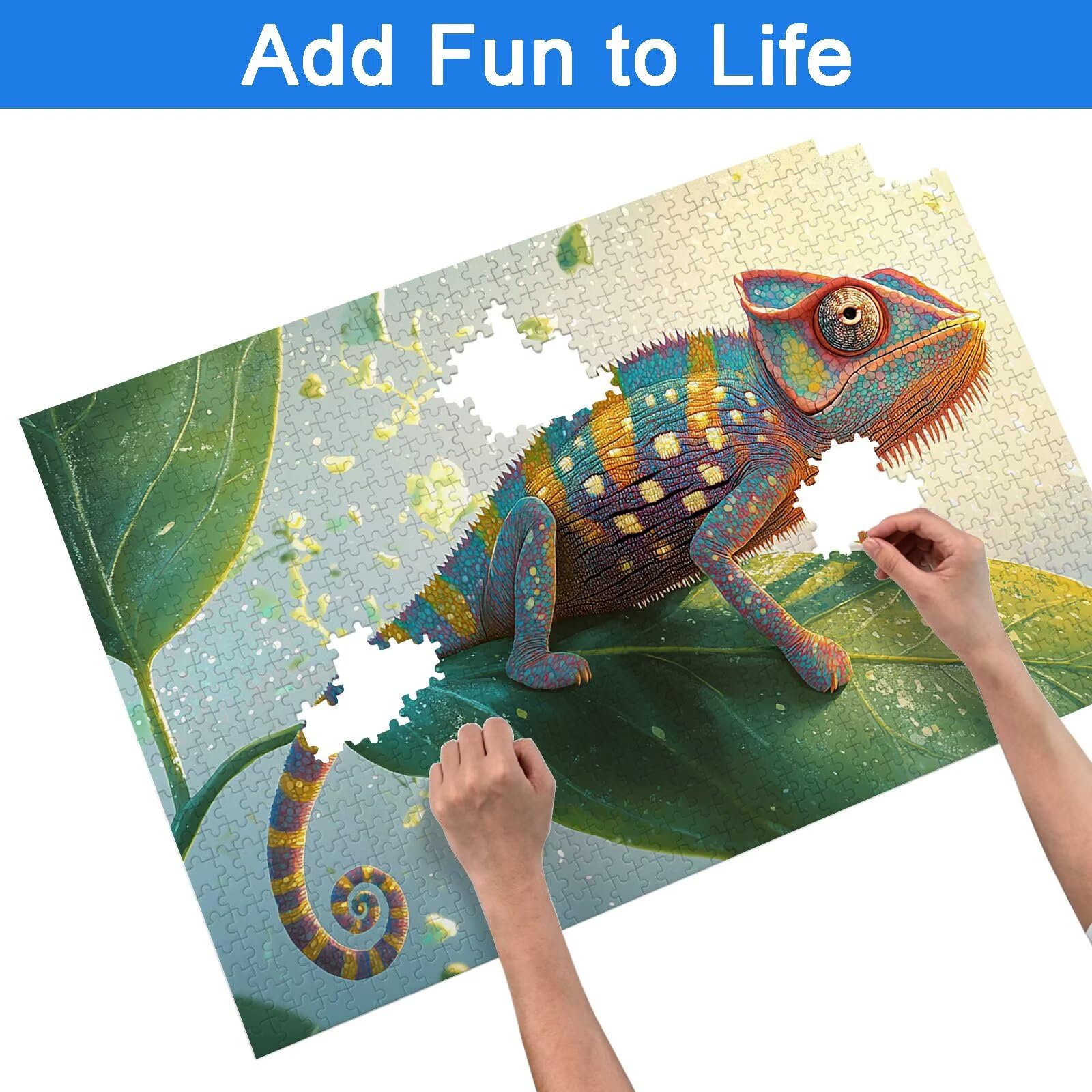 Puzzle 1500 sztuk dla dorosłych dzieci, drewniane puzzle ze zwierzętami dla dorosłych, wymagające słodkie łamigłówki, rodzinne gry edukacyjne, łamigłówki z pudełkiem do dekoracji domu, prezent dla