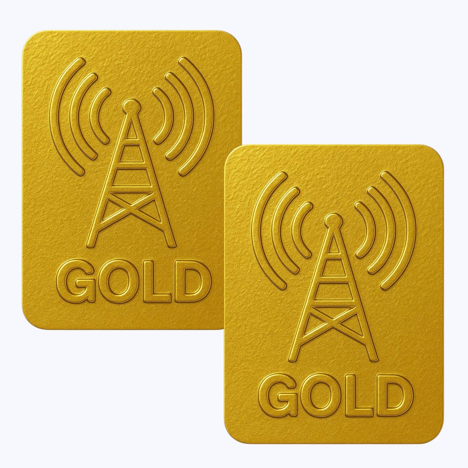 Radiation Blocker Chip Gold Mobile Sticker for Family Protection from EMF Rays-image-23