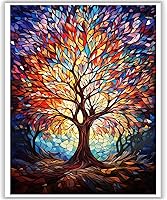 Vista 14 de HITO Pintura lunar por números para adultos, pintura por números para adultos principiantes, pintura solar por números para regalo, decoración