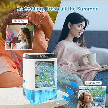 ポータブル小型デスクファン 家庭用加湿スプレー水冷ファンLEDナイトライト ポータブル小型デスクファン 家庭用加湿スプレー水冷ファンLED