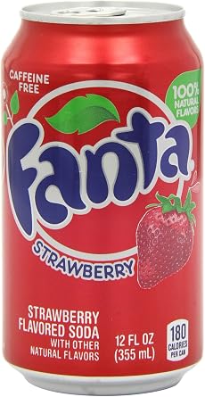 Fanta Strawberry 12 oz 355 ml (Pack of 3)